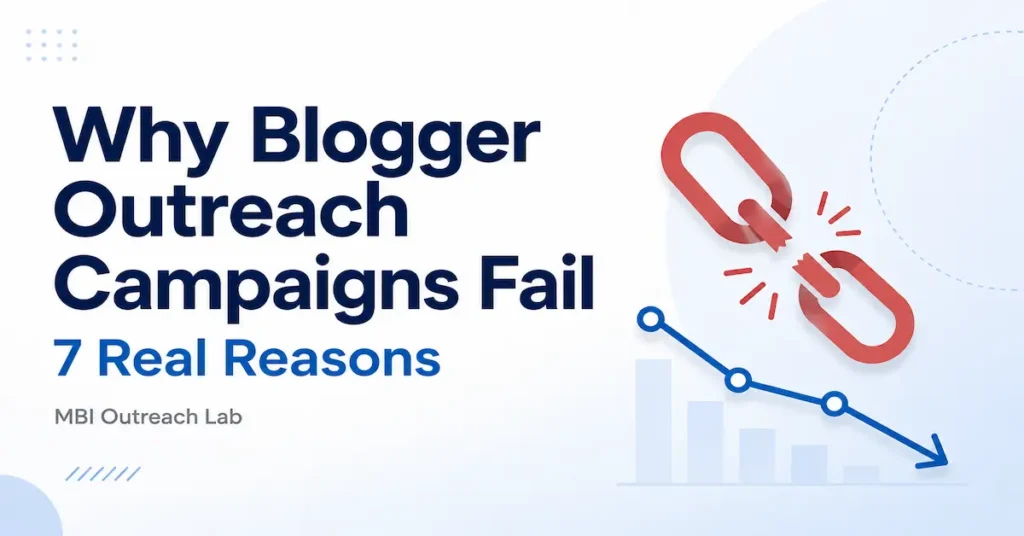 why blogger outreach campaigns fail